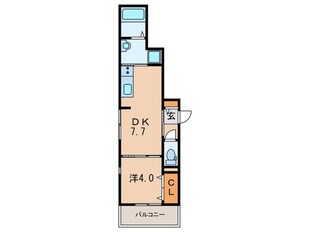 メゾン　モデラ－トの物件間取画像